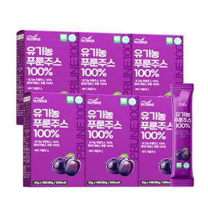 뉴트리너스 유기농 NFC 푸룬주스 100% (20g x 14포) 6박스
