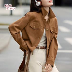 [쉬즈프리티] 쥬드레트로카라자켓 L까지_여성점퍼