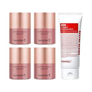 [기타 (뷰티)]NEW 수려한 링클 볼륨업 립세린 15ml x4 + 메디필 콜라겐 클렌징밤 100ml