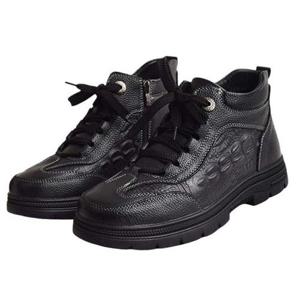 안감퍼 남성 지퍼 가죽 앵클부츠 방한화 털부츠 보온 WFLSESQ