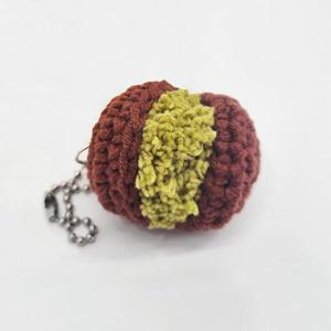 두쫀쿠 키링 두바이쫀득쿠키 뜨개키링 가방참장식 열쇠고리 백팩 키링 키홀더