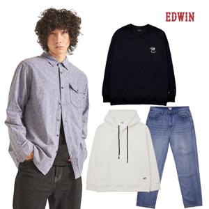에드윈 (EDWIN) 티셔츠 맨투맨 후드 청바지 BEST 기획전