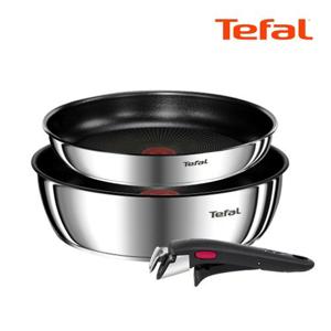 [테팔] 매직핸즈 스테인리스스틸 에디션 전골냄비 트라이미 3종 세트