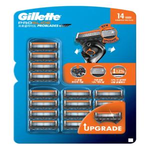 질레트 프로글라이드 면도날 14개입