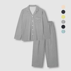 남/여 피치스킨 체크 10부 파자마 세트 7종택1