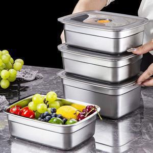 [APP전용] 1+1+1+1 스텐 316 밀폐용기 반찬통 600ml+1200ml+1500ml+2200ml