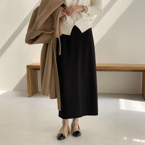 10가트 /  자체제작  시그니처 밴딩 롱 스커트 SK004