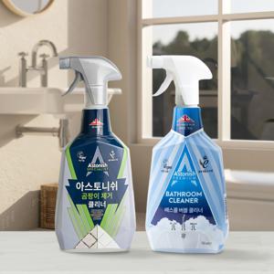 [APP전용]아스토니쉬 곰팡이 클리너+배스룸 클리너 외 BEST 세제 1+1 / 청소세제 줄눈 욕실청소 물때 화장실 샤워부