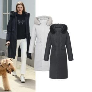 [모다아울렛][힐크릭]여성골프웨어 겨울패딩 구스다운롱다운점퍼 순천점