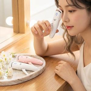 단1분 속눈썹 고데기 히팅뷰러 온열 컬링 USB충전 (화이트/핑크)