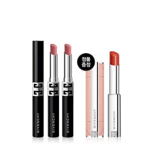 [롯데단독]르 루즈 슬림 벨벳 립 듀오 세트(+로즈퍼펙토샤인세럼 정품 증정)