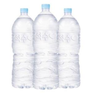 [석수] 하이트진로석수_무라벨_생수 2Lx6병