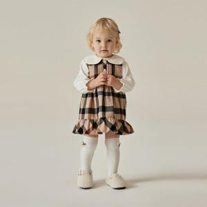 닥스베이비 하우스체크 원피스 상하복 (베이지) EVW25VP52M_BG