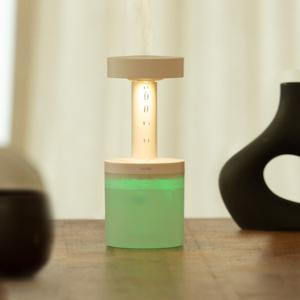 거꾸로 물멍 가습기 사무실 탁상용 미니 가습기 무중력 무드등