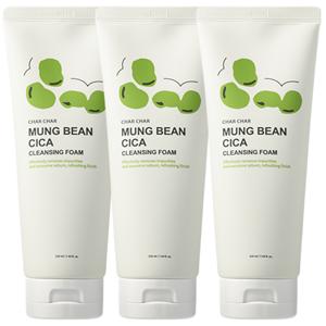 에바스 샤샤 녹두 시카 클렌징폼 폼클렌징 220ml (3개/6개 택1)