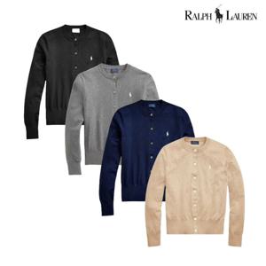 폴로 여성 피마 코튼 가디건 848717