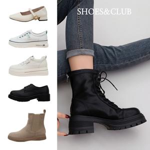 [슈즈&클럽] 2026 여성수제화 롱부츠/앵클부츠/스니커즈/단화/메리제인/플랫