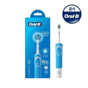 [Oral-B]  전동칫솔 D100 바이탈리티 플로스액션 블루