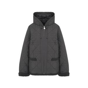 뽀글이 안감 믹스퀼팅 후드 패딩점퍼_OHDWPD102