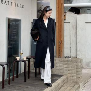 [25FW]두굿_캐시미어 싱글 롱 코트_2colors