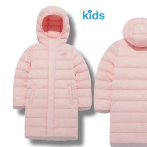 [백화점출고] 노스페이스키즈 키즈 롱패딩 코트 티볼 페일핑크
