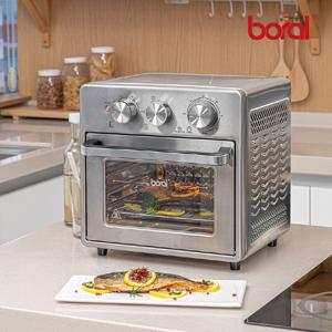 [핫Deal]보랄 견고한 내열강화유리 18L 오븐형 스텐 에어프라이어 BR-160HAF