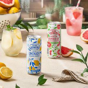 돈시몬 330ml 스파클링 에이드 자몽/레몬 24개