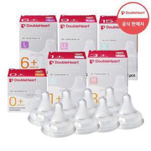 [더블하트] 3세대 젖꼭지 8개 (SS/S/M/L/LL/3L) 사이즈 교차선택