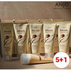 [앙쥬] [5개 세트+1개 증정] 달팽이영양 딥클렌징폼 100ml