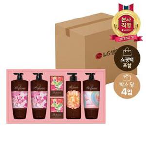 LG설선물세트샴푸&바디 프리미엄 퍼퓸컬렉션 x 4개+쇼핑백