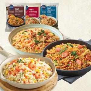 애슐리 볶음밥 12인분 대용량팩 (캐나다 랍스터 1봉+케이준 1봉+통새우 1봉) (봉 당 230g*4팩 총 12팩)