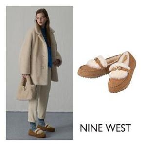 [나인웨스트] [런칭가 109,000원] 9x9 풀스킨 리얼 양모 로퍼