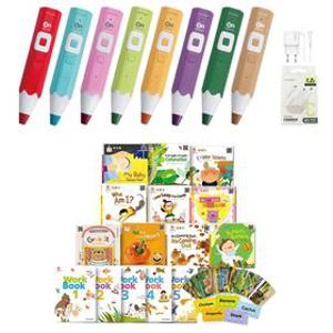 레인온펜 32G(4세대 세이펜 RTR-4000BS)+NEW 베베 뮤지컬 잉글리시 16종+호환충전기