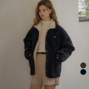 High-neck dumble quilting jumper [TIWT02JP01]_2color