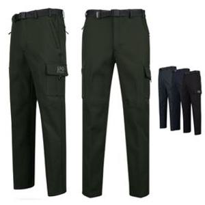 남자 태극기 패치 아웃도어용 기모 밴딩 카고바지 육십대 낚시바지