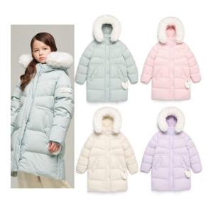 내셔널지오그래픽키즈키즈 유아 아기패딩 [여아롱패딩 추천] 셀레네 롱 덕 점퍼 4종 택 1 K244GDW030 (정상가 329,000원