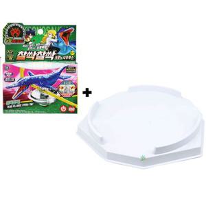 공룡메카드 공룡배틀팽이 찰싹찰싹 크로노사우루스 + 대형 팽이판 크로노사우르스