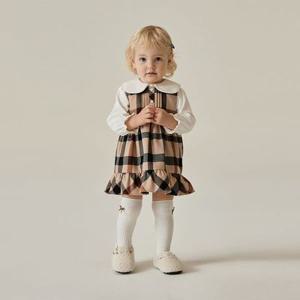 닥스베이비 하우스체크 원피스 상하복 (베이지) EVW25VP52M_BG