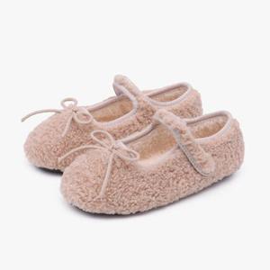 코지 플리스 여아 털 구두