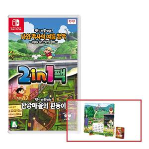 닌텐도 스위치 짱구는 못말려 여름방학 탄광마을의 흰둥이+캘린더 동봉