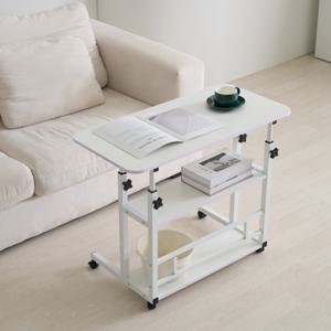 로프트앤가구 소형 탁자 침대 ㄷ자 서브 거실 소파 높이조절 사이드테이블 티 베란다 탁상 협탁 미니 보조 간이