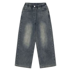 소이주니어 남자 여자 와이드 본딩 빈티지진 남여아 융기모 겨울 청바지 데님 25W1260