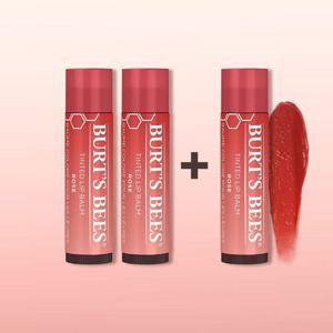 [APP전용] [버츠비공식][2+1]틴티드 립밤 로즈 듀오(+틴티드 로즈 증정)