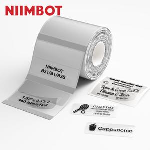 님봇라벨기 Niimbot B21 B1 라벨프린터 라벨지 (투명/컬러/디자인 라벨지)