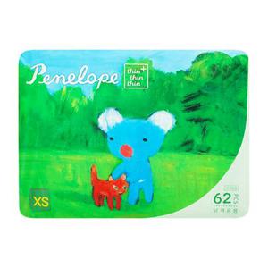 [페넬로페] 페넬로페 씬씬씬 플러스 밴드형 기저귀 XS 신생아 공용 62매 4팩