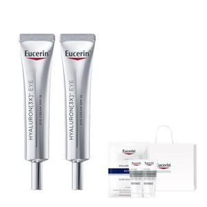 하이알루론 3X 아이크림 15ml 2개 [증]에피셀린세럼 미니14ml+마스크팩1매+쇼핑백