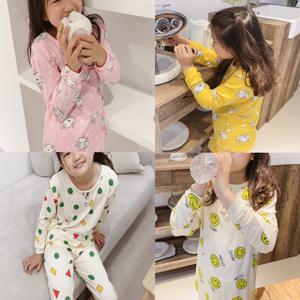 피치 긴팔 유아 아동 실내복 파자마 잠옷 짱구 어린이 상하세트 홈웨어