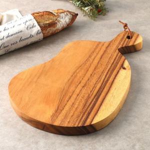 루세나 플레이팅 도마 소 빵 스테이크 원목 나무 스시 초밥