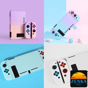 젠카 닌텐도 스위치케이스 파스텔 케이스 풀커버 스위치라이트 하드 커버 악세사리 꾸미기