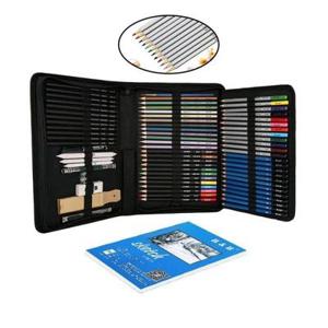 HB문화사 프리미엄 72종 셋트 펜 마카 지우개 스케치북 드로잉 스케치 미술 색연필 펜홀드 아트 디자인